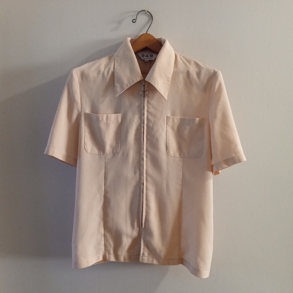 🧡 D&D Linen Blouse & Pant Suit | Matching Set | Peach, Beige | Size XL - Picture 5 of 15